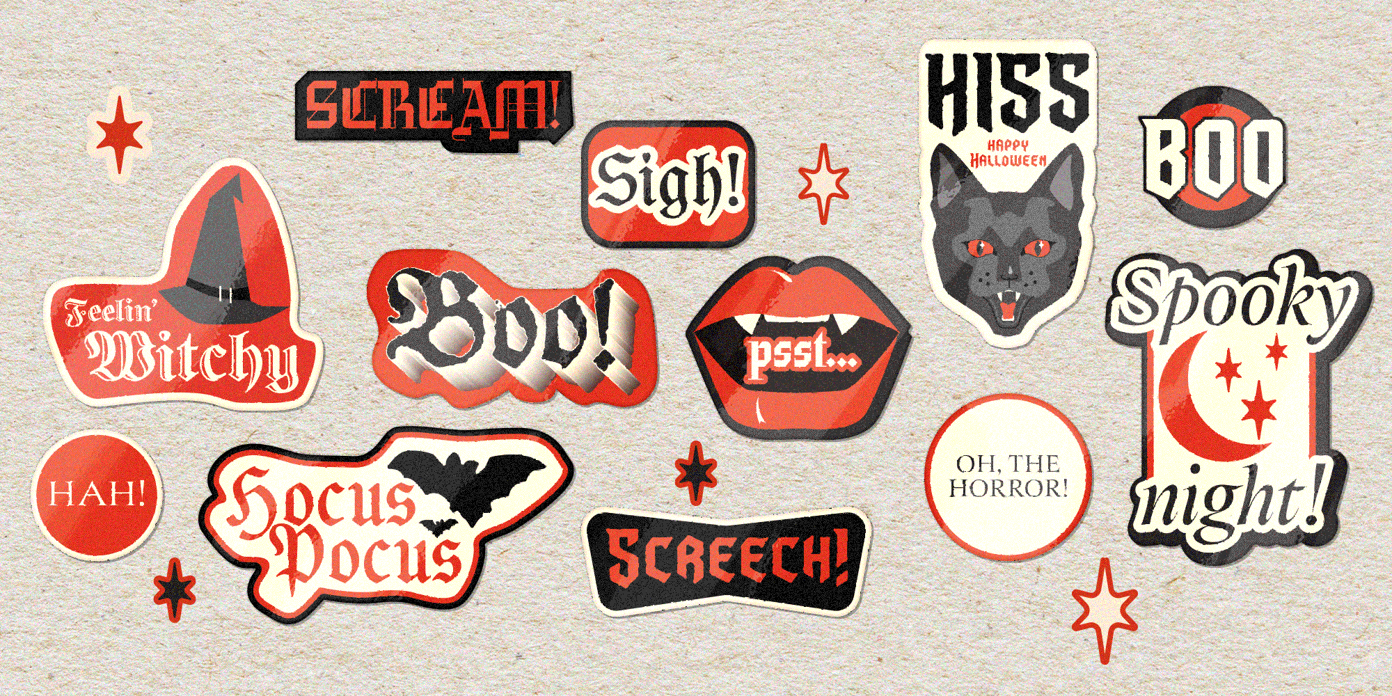 Fonts that go bump in the night