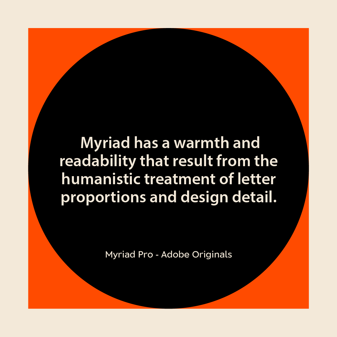 Myriad Pro