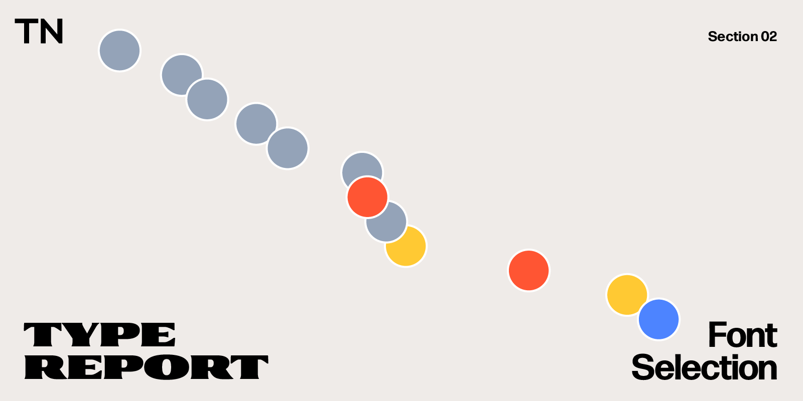 Type Report Selection header