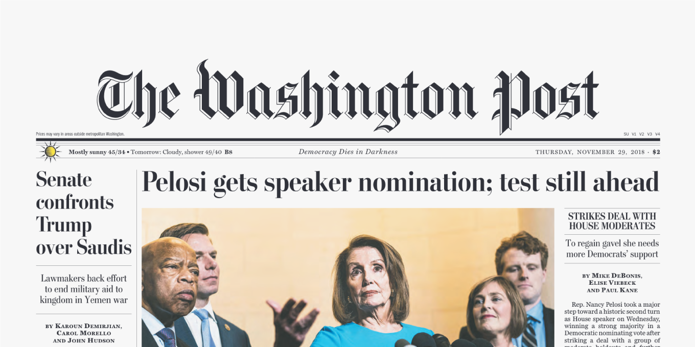 Washington Post | Evolving typography | Type Network