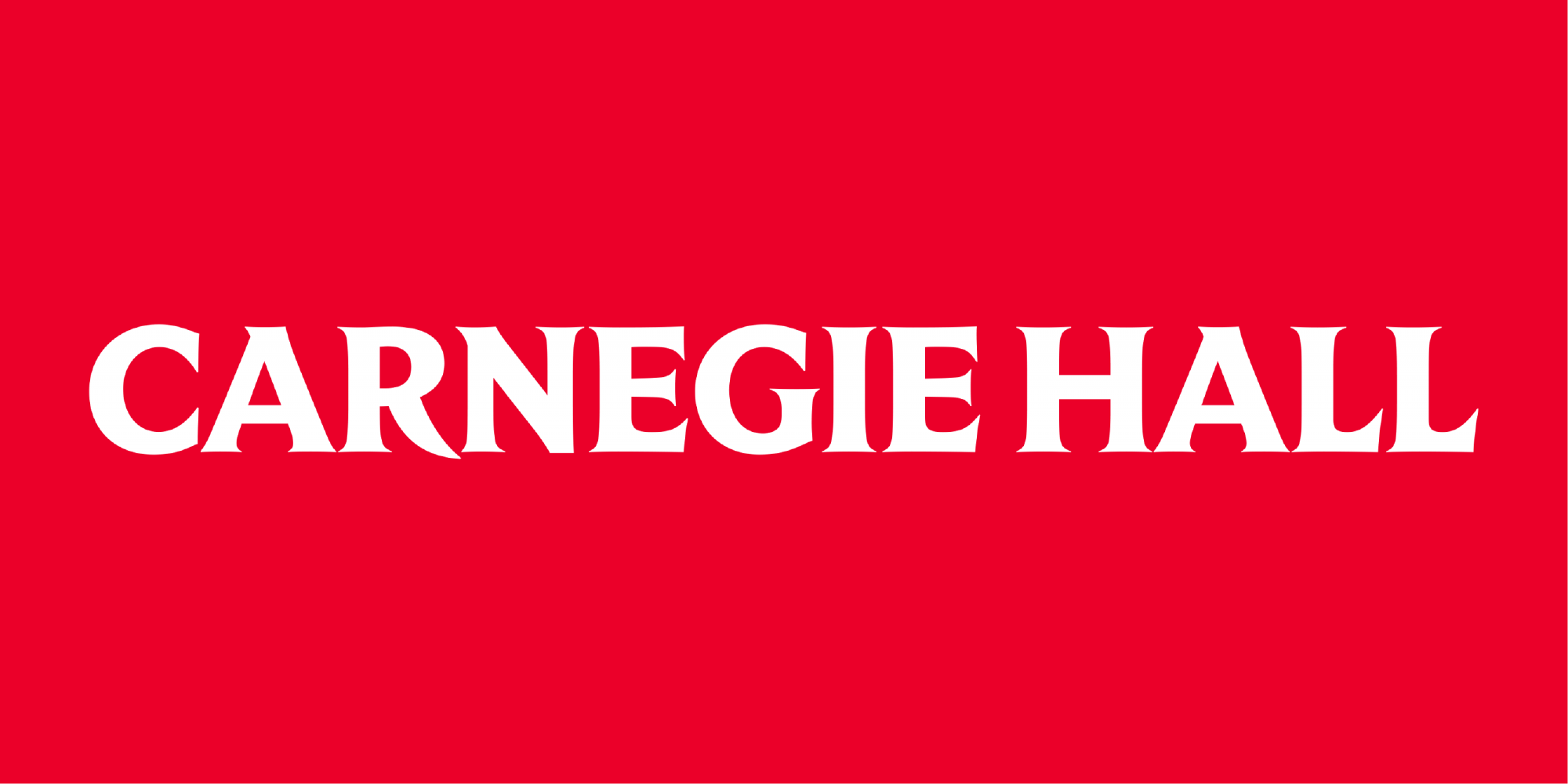 Carnegie Hall Logo design by FrereJones Type and XYZ Type Type Network